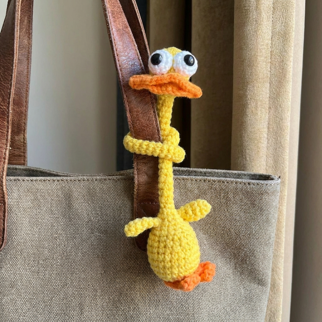 Bag Tie - Anxious Ducky