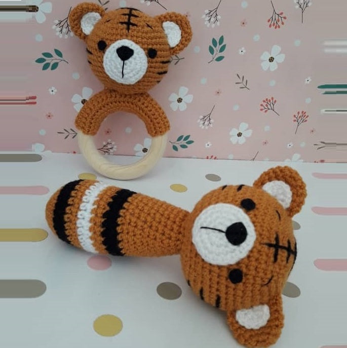 Rattles - Tiger Strait Rattle and Teething Rattle