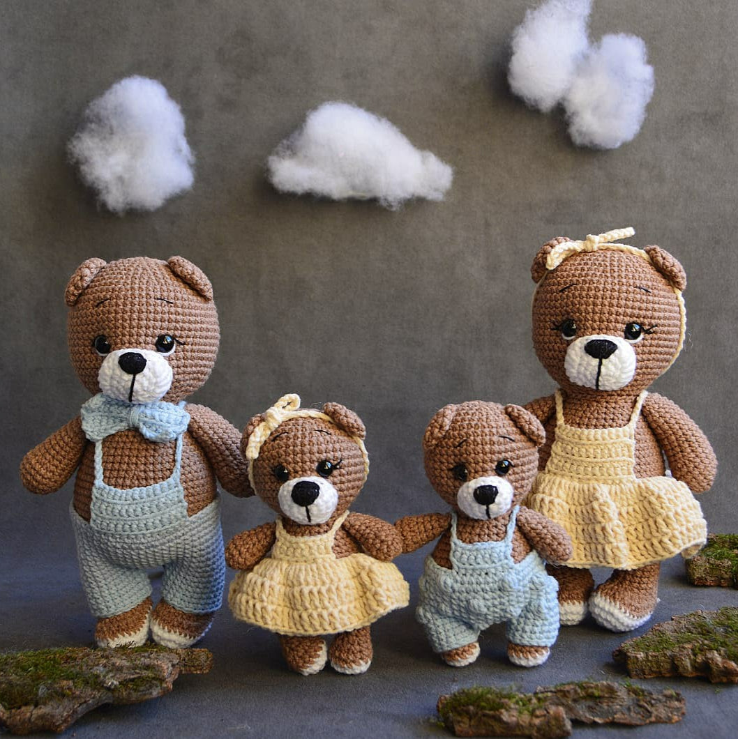 Cuddle Doll - Dean & Deb Bear & Family