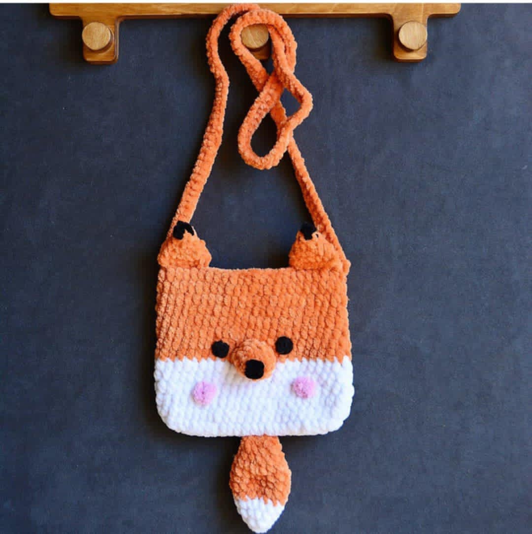 Cute Handbag - Fox (Velvet)