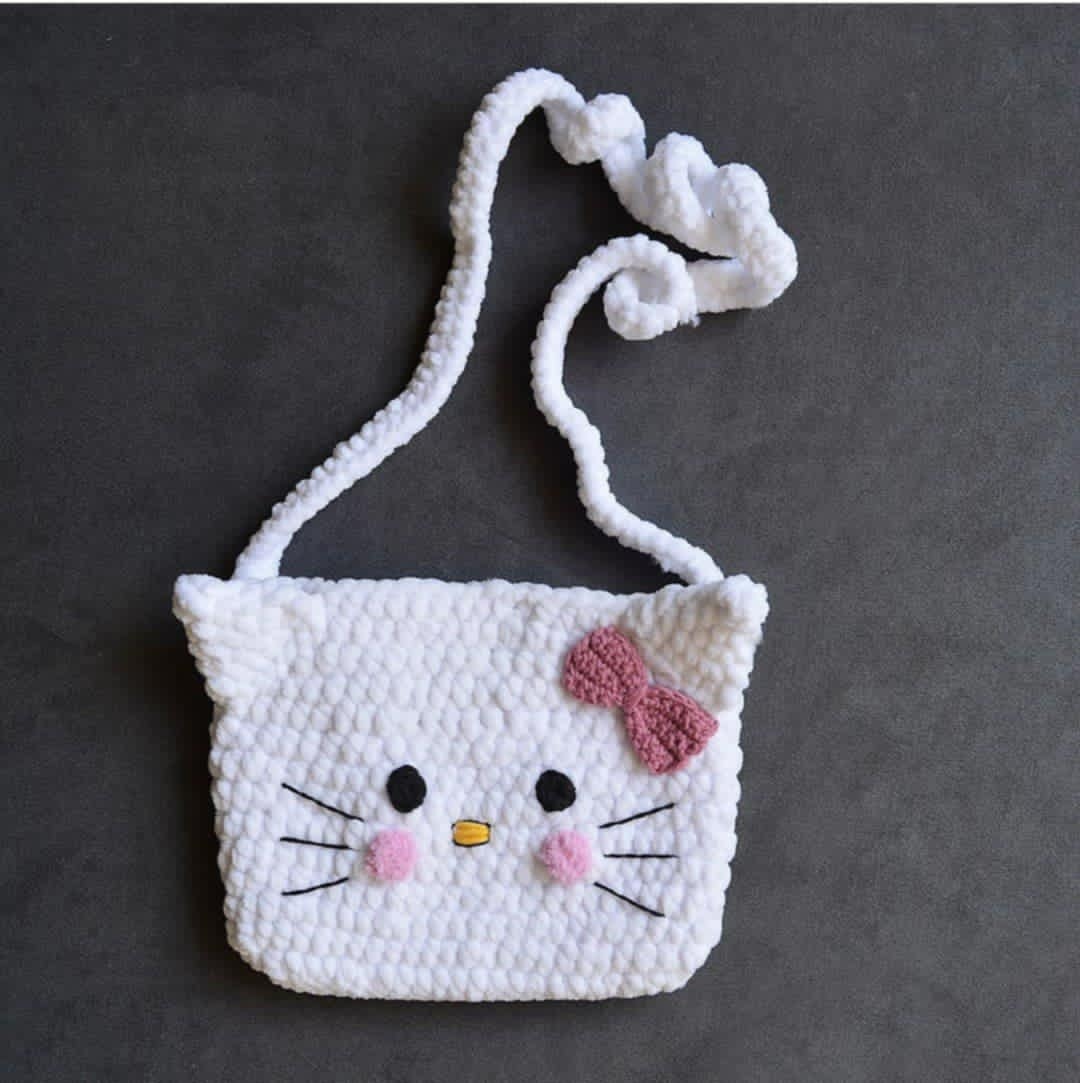 Cute Handbag - Kitten (Velvet)