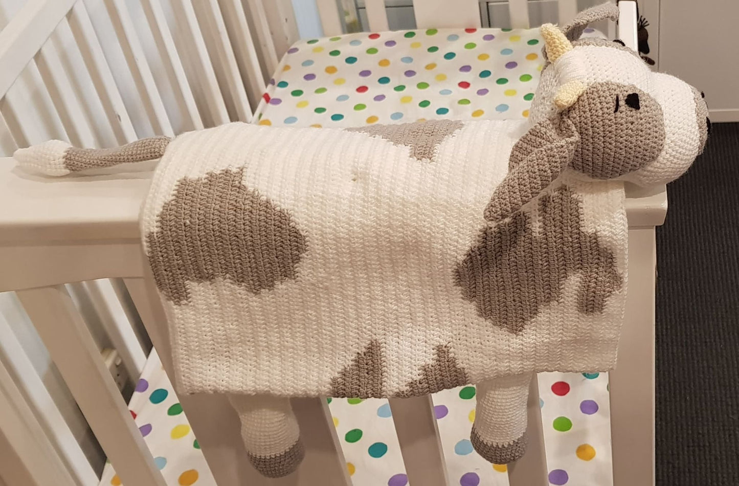 Baby Blanket - Cow
