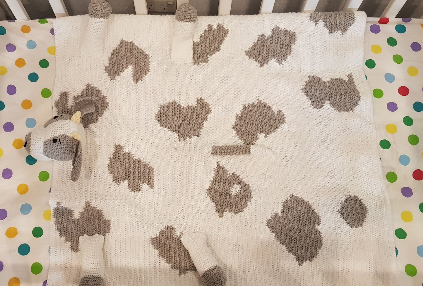 Baby Blanket - Cow
