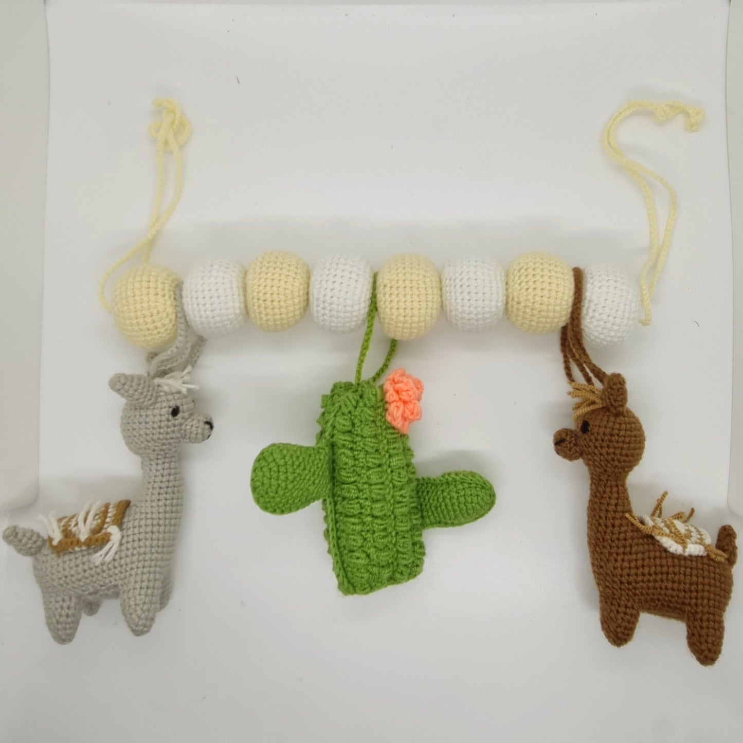 Pram/Cot Creature - Hanging - Llamas