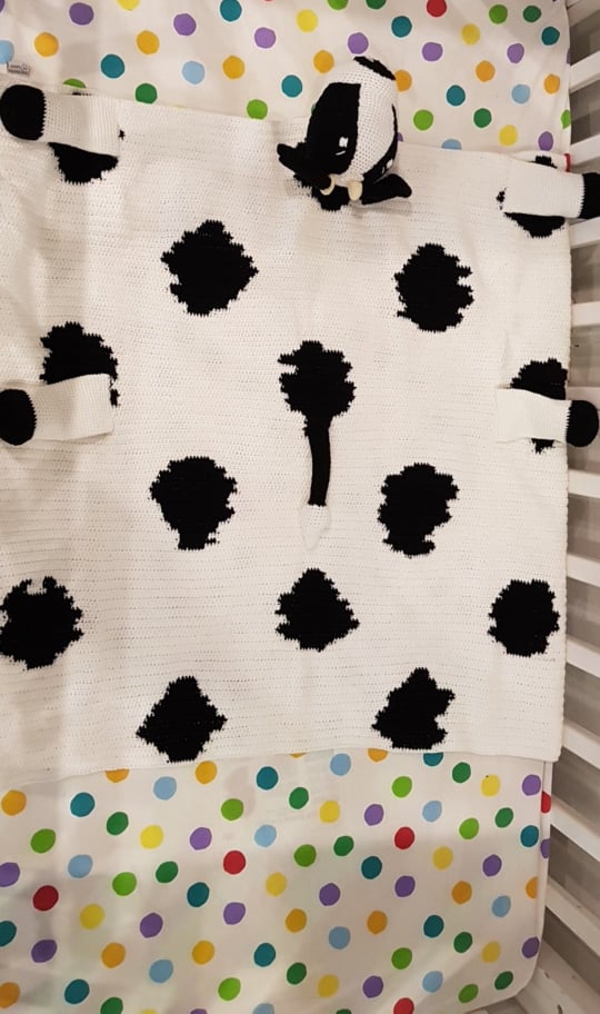 Baby Blanket - Cow