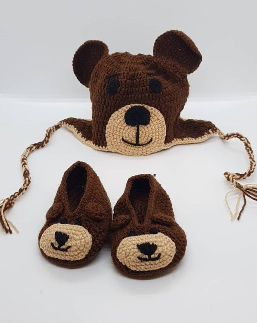 Booties and Beanie - Lamb