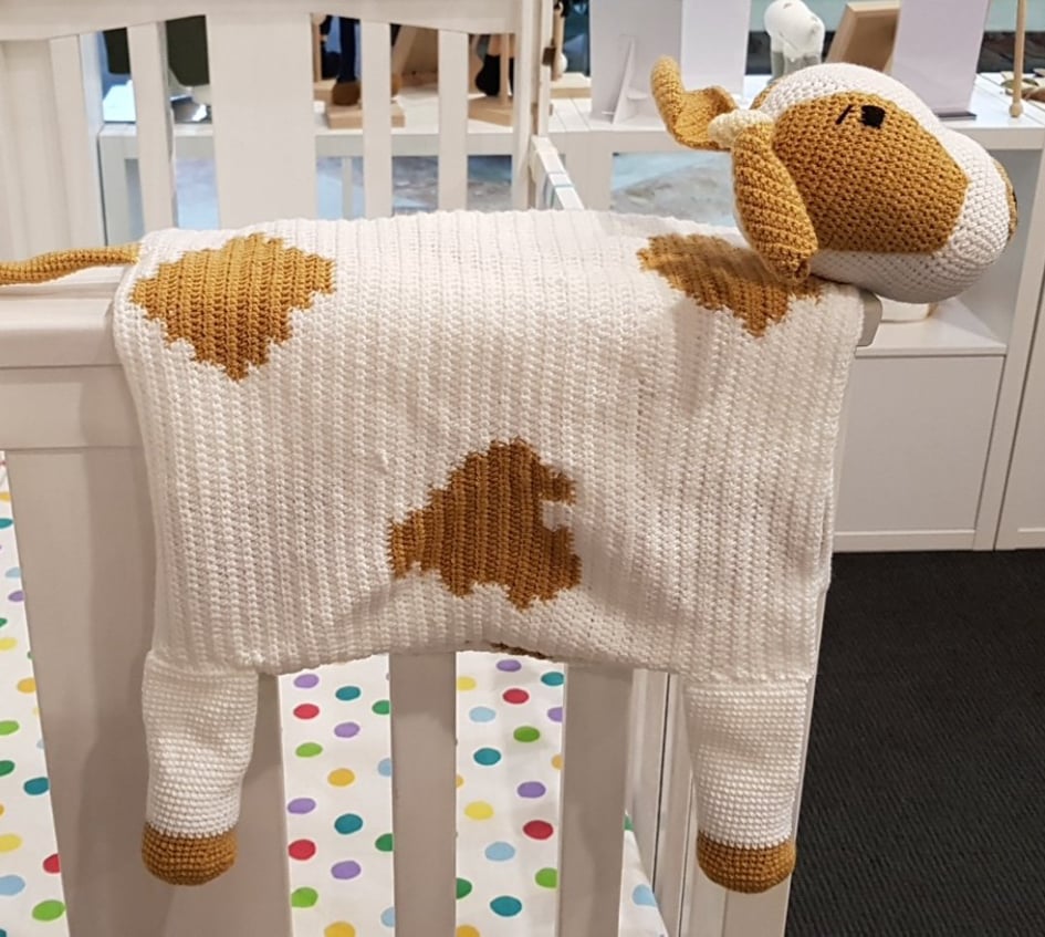 Baby Blanket - Cow