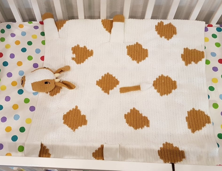 Baby Blanket - Cow