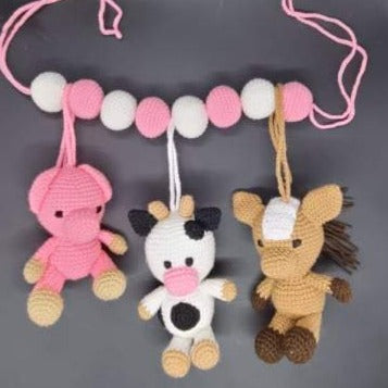 Pram/Cot Creature - Hanging - Farmyard Animals