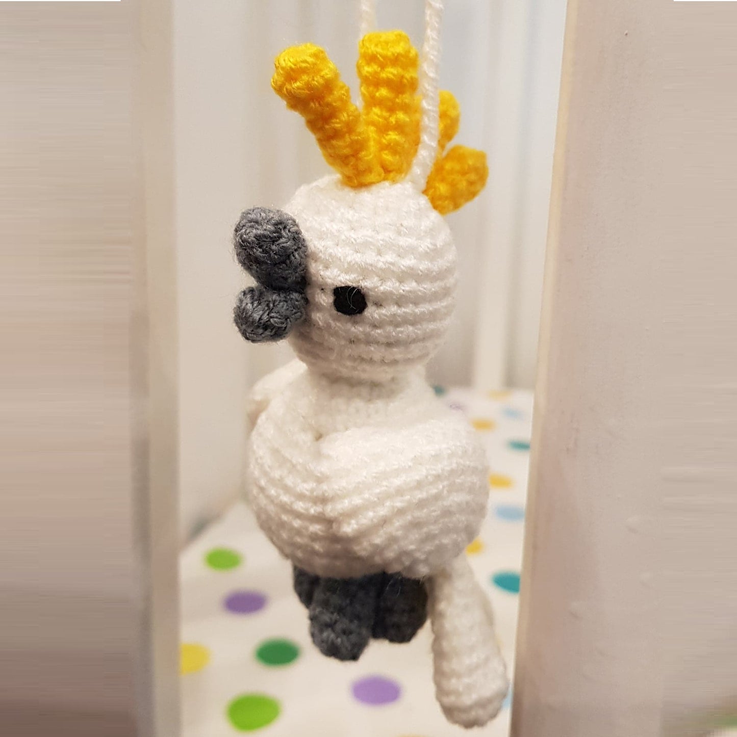 Pram/Cot Creature - Hanging - Cockatoo