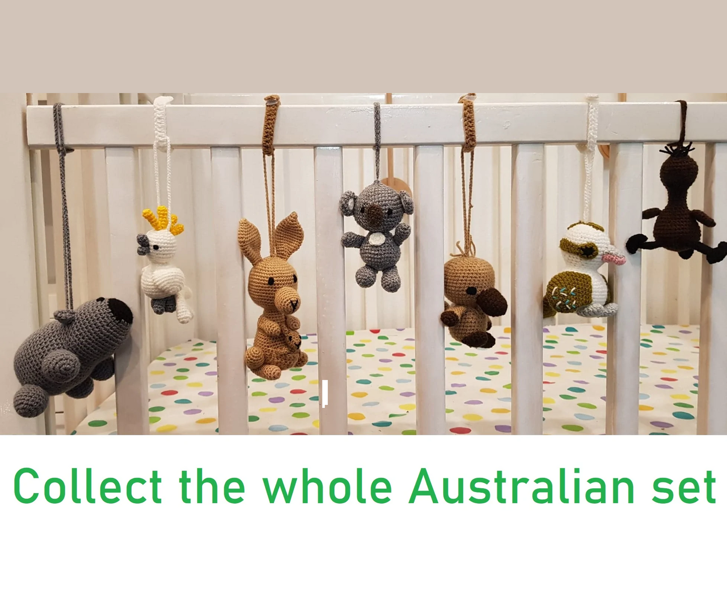 Pram/Cot Creature - Whole Set - Australian Creatures