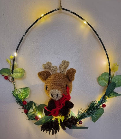 Christmas Wreath- With Light