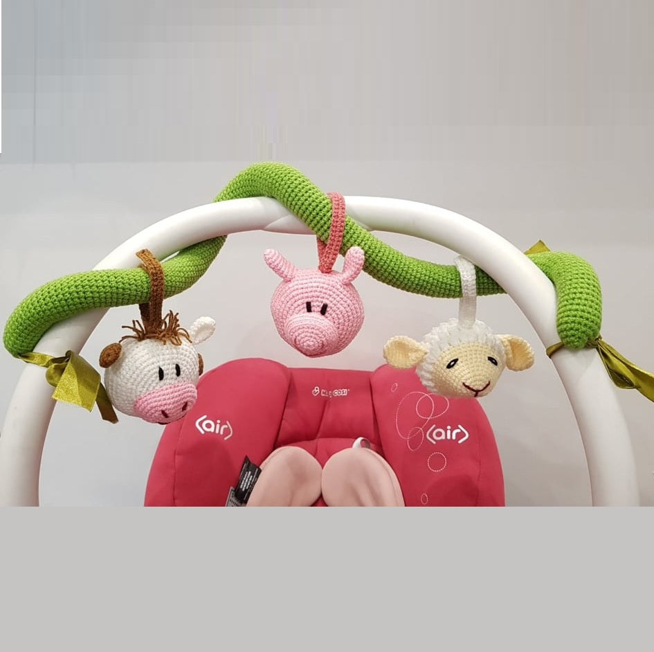 Pram/Cot Creature - Wrap - Farm Yard