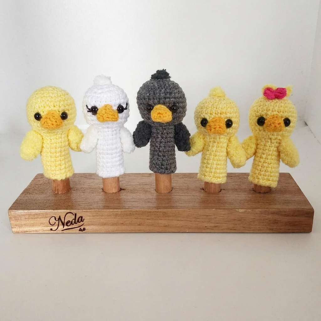 Funny finger Puppets -The Ugly Ducking