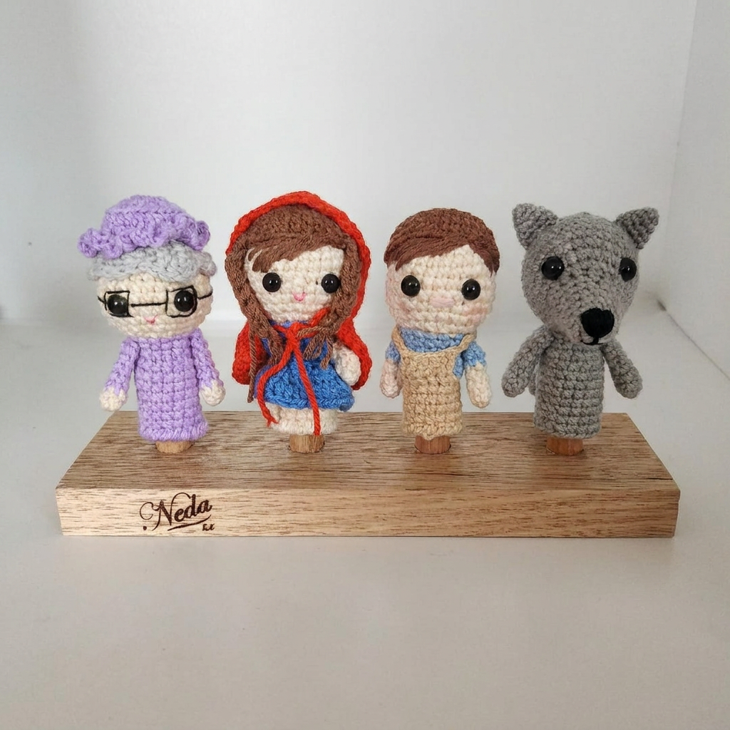 Funny finger Puppets - Little Red Riding Hood