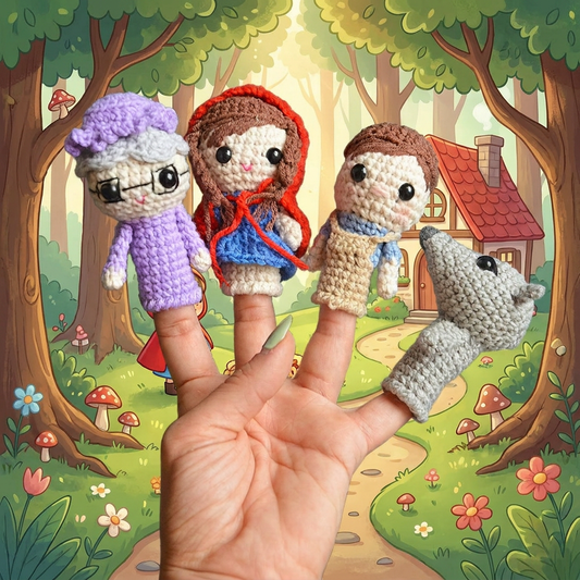 Funny finger Puppets - Little Red Riding Hood