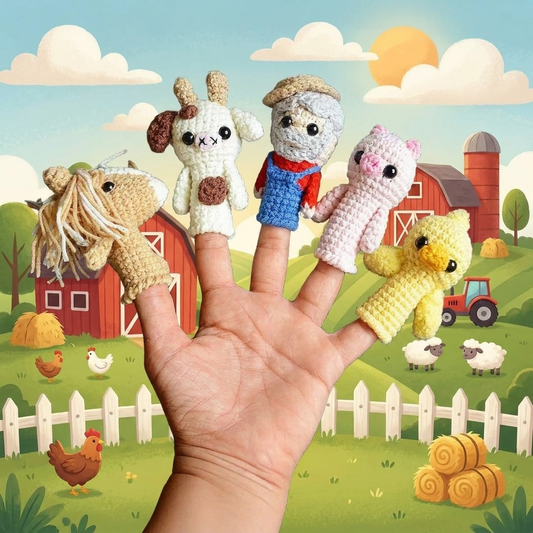 Funny finger Puppets - Old Macdonald