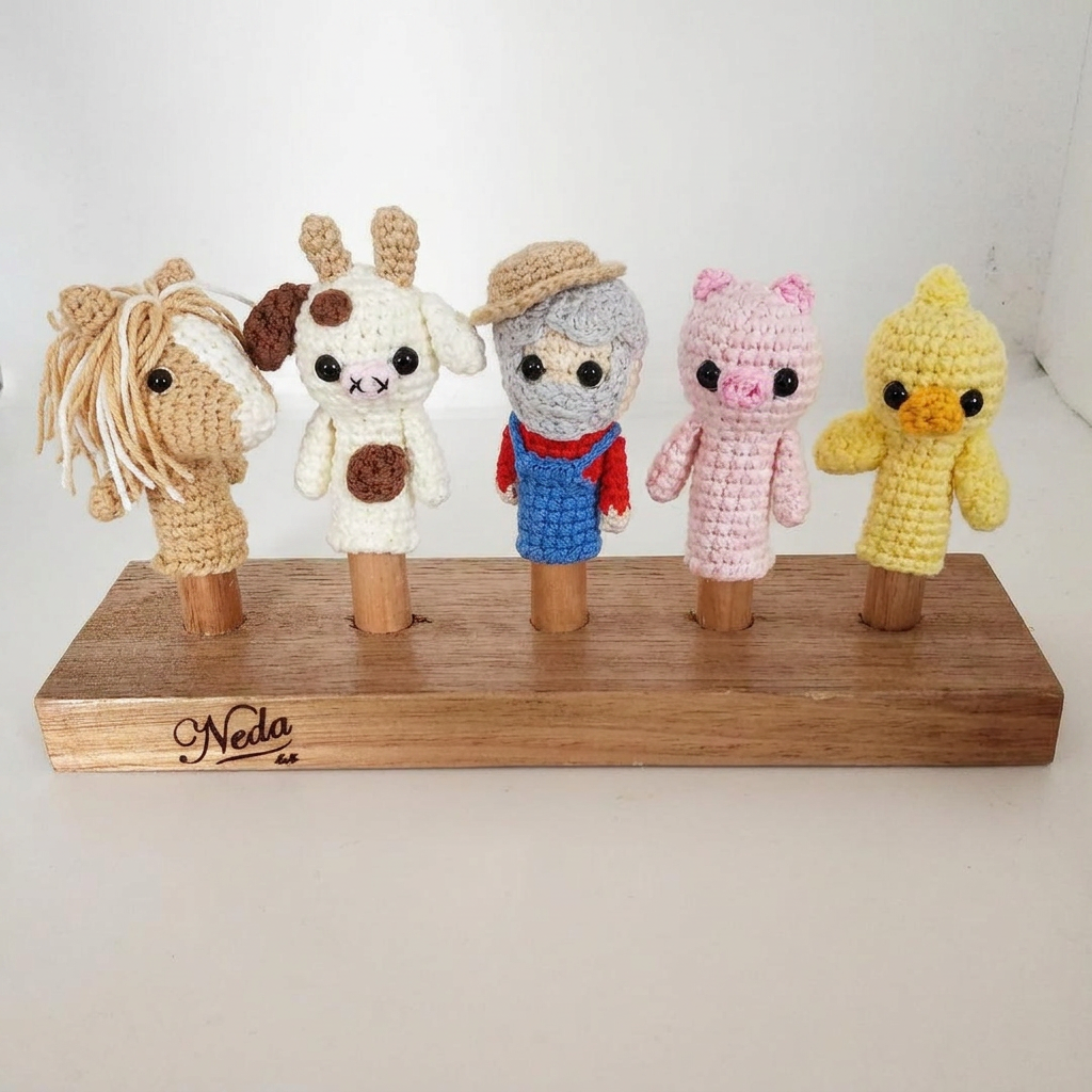 Funny finger Puppets - Old Macdonald