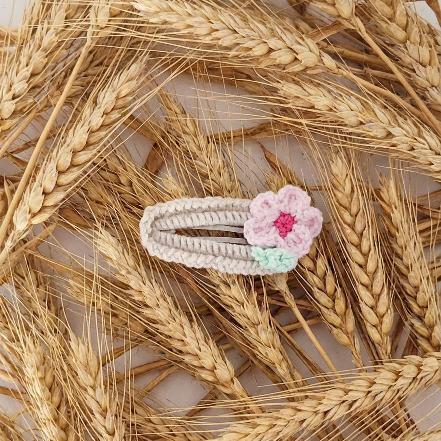 Hair Clip - Flower (Pink)