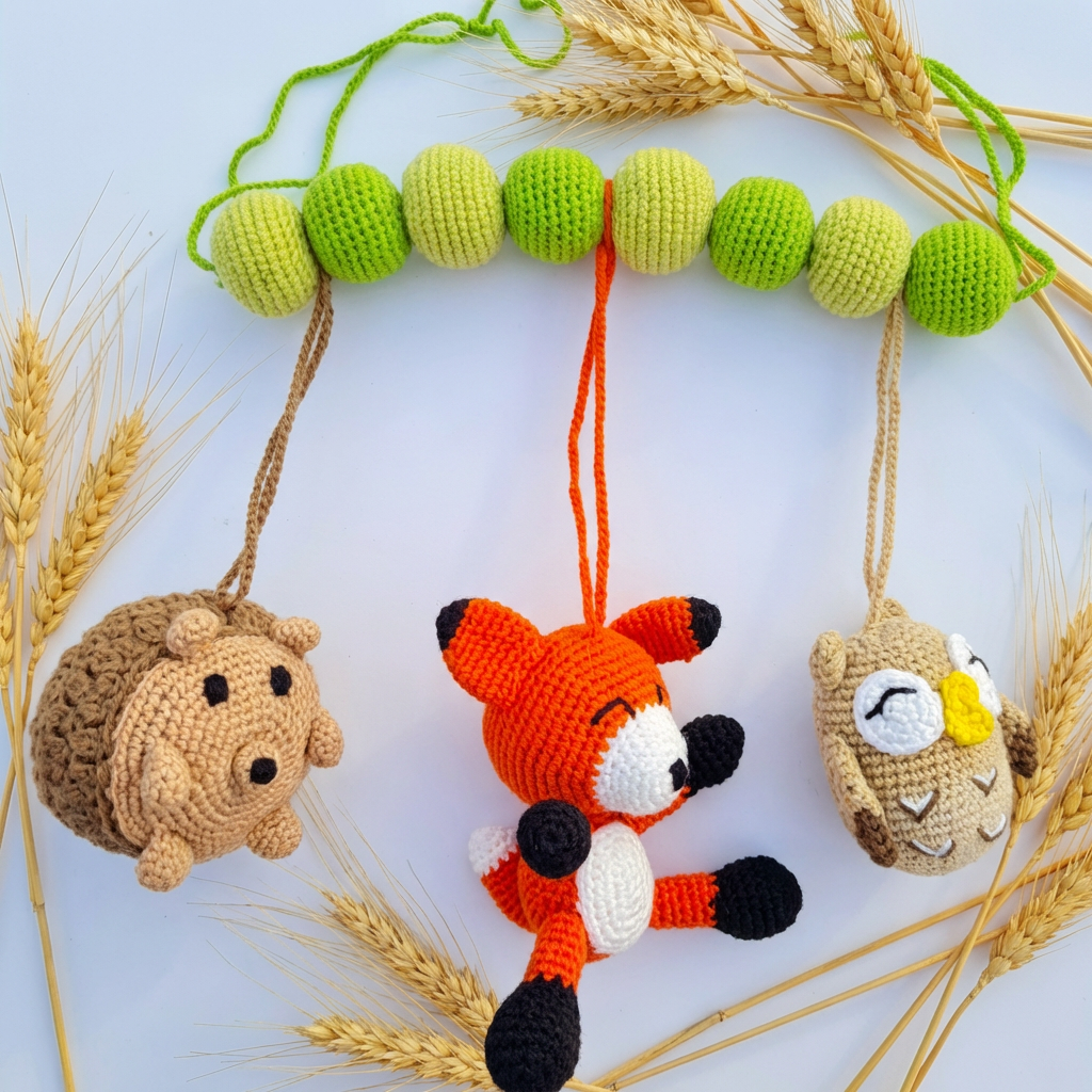 Threadling Creatures String Creatures - Woodland Animals – Neda's Treasures
