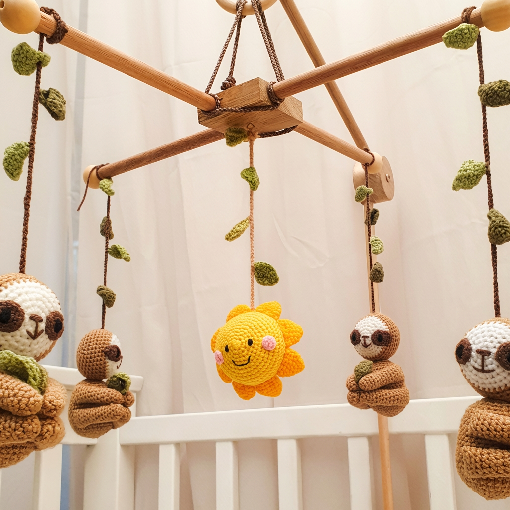 Baby Mobile - Lazy Sloths