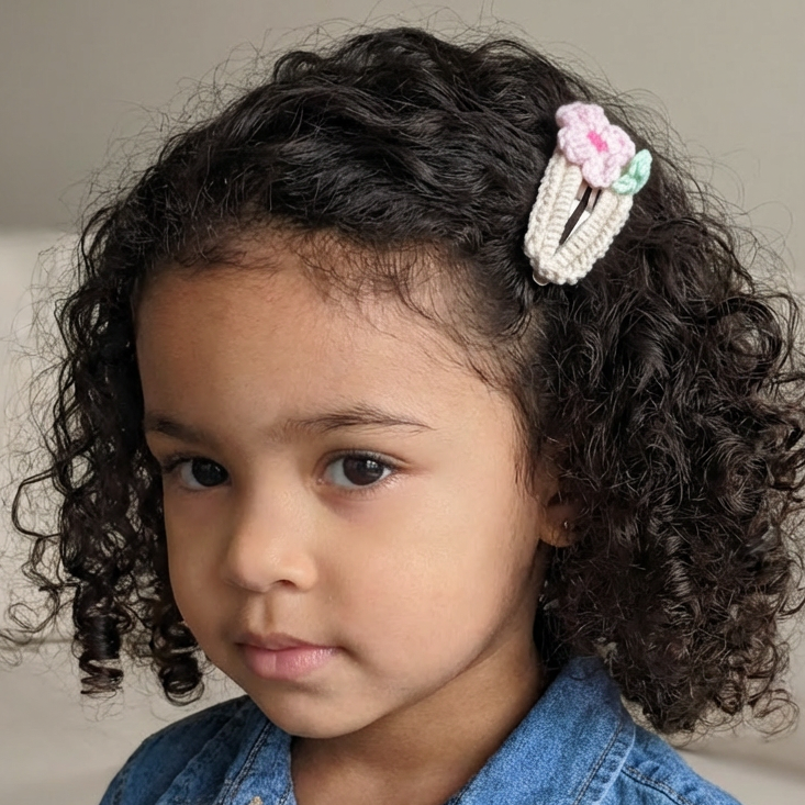 Hair Clip - Flower (Pink)