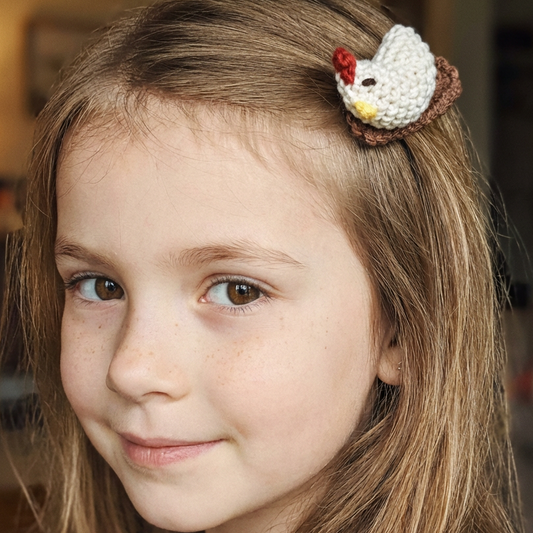 Hair Clip - Chicken (light)
