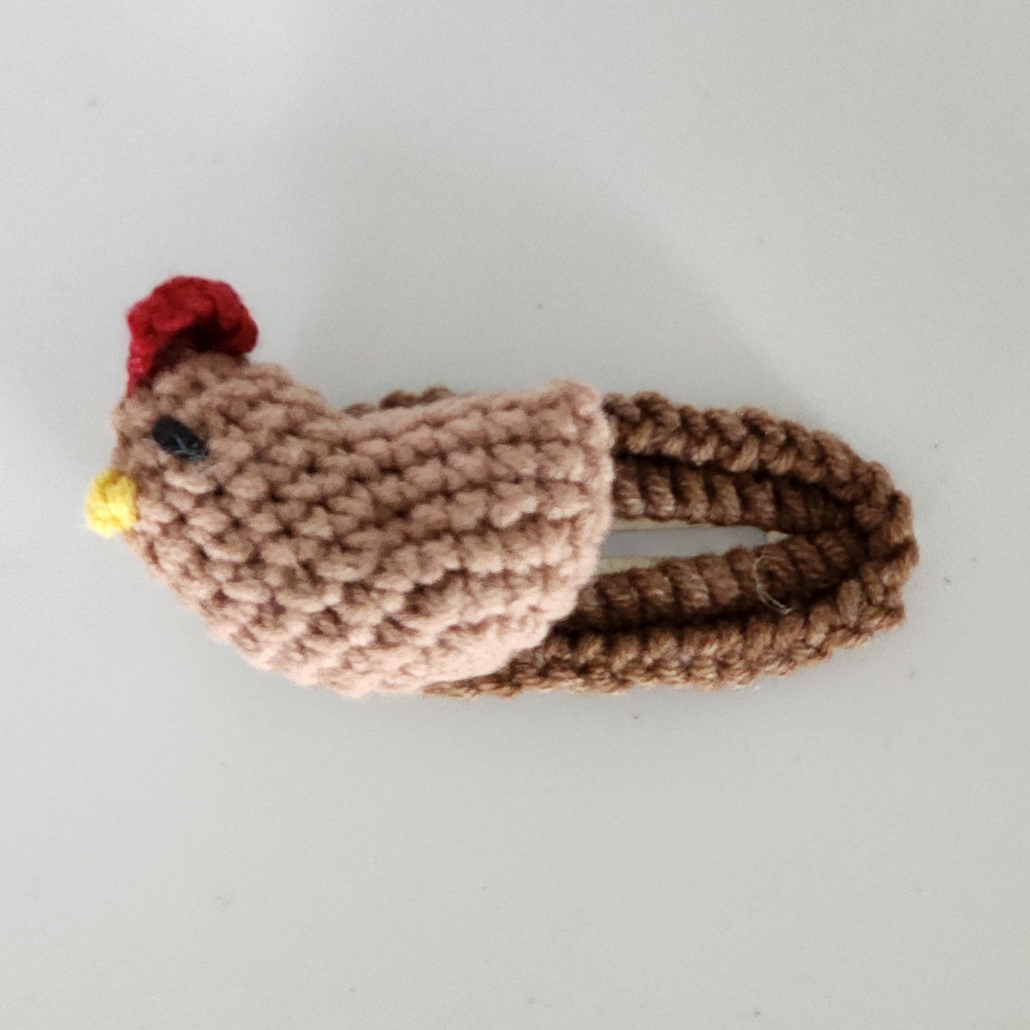 Hair Clip - Chicken (brown)