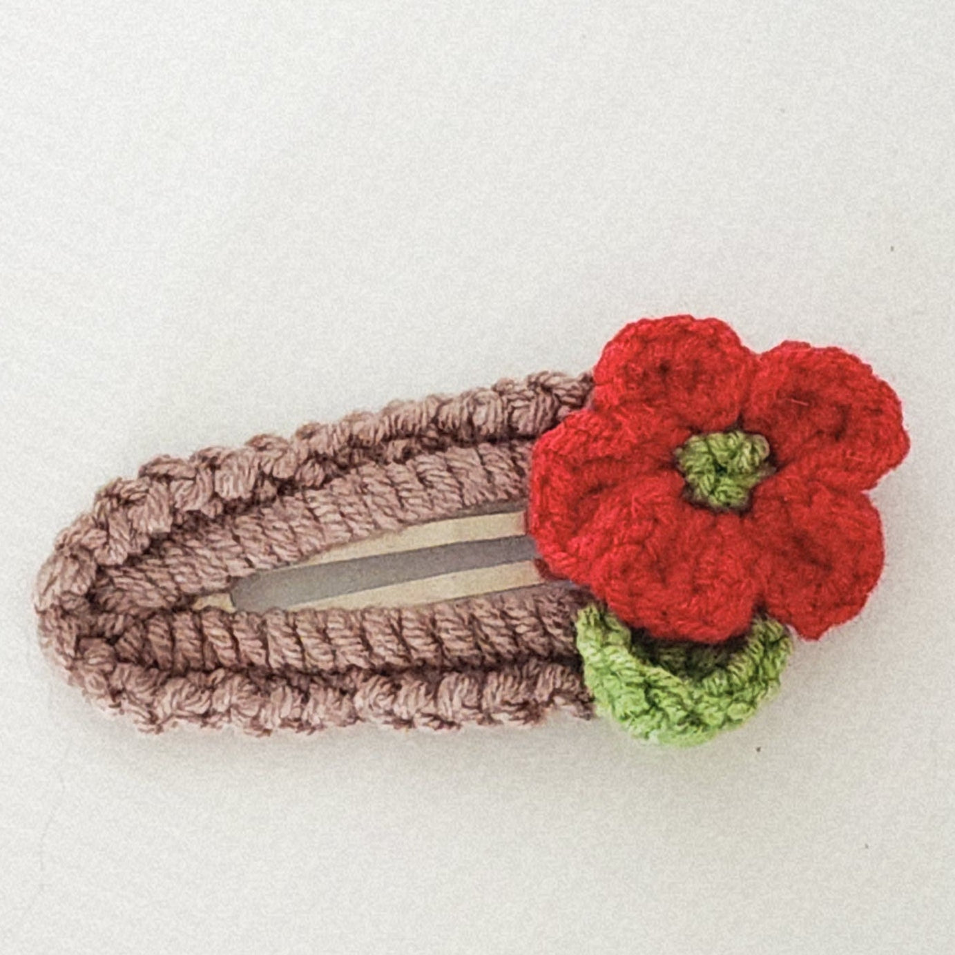 Hair Clip - Flower (Red)