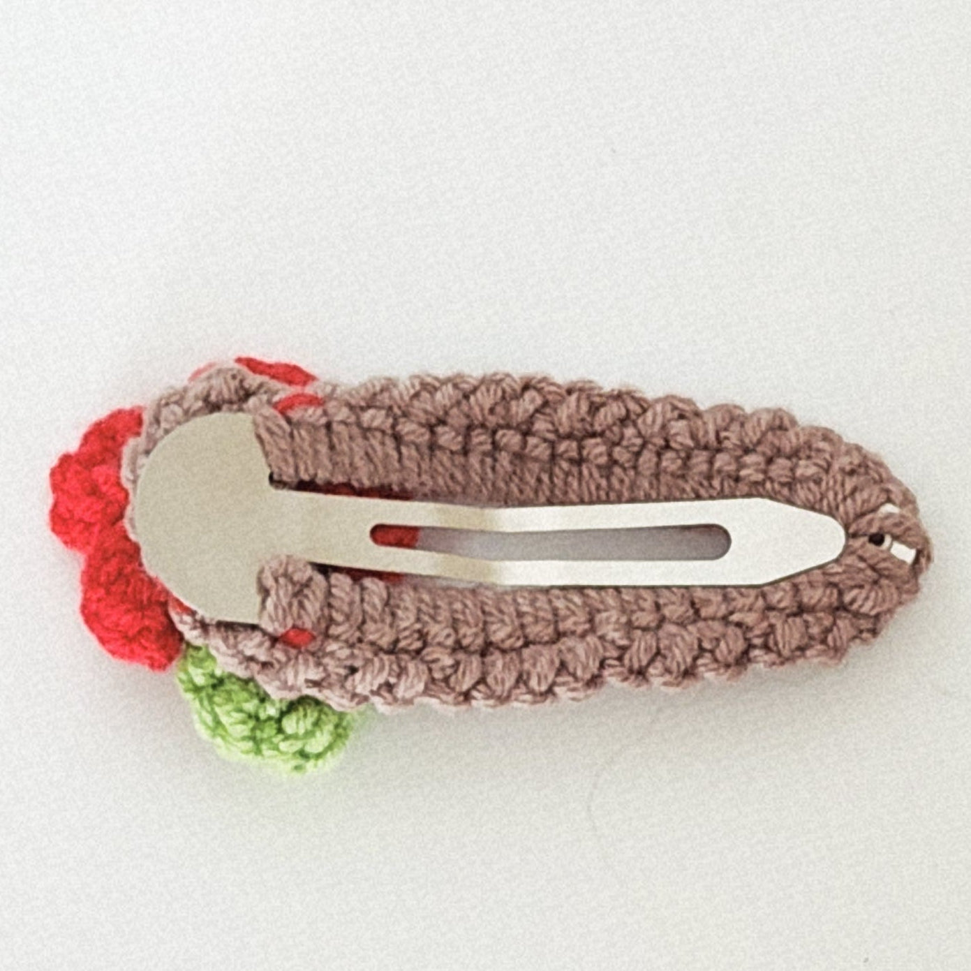 Hair Clip - Flower (Red)