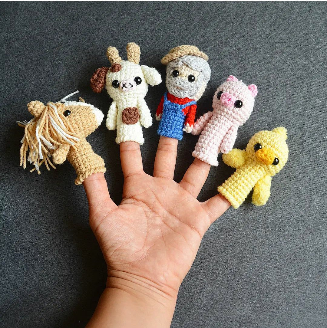 Funny finger Puppets - Old Macdonald