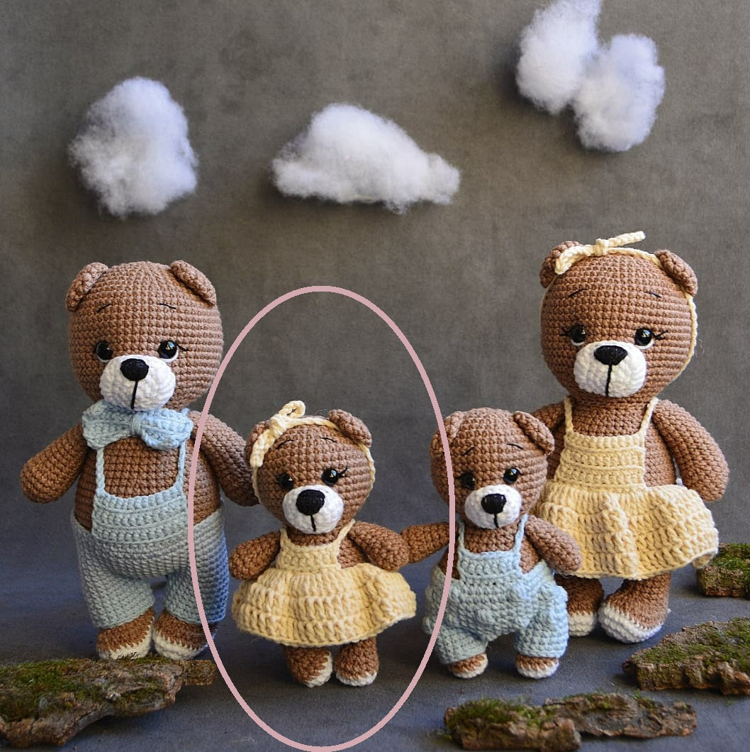 Cuddle Doll - Dean & Deb Bear & Family