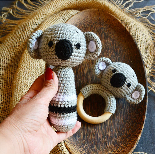 Rattles - Koala Strait Rattle and Teething Rattle