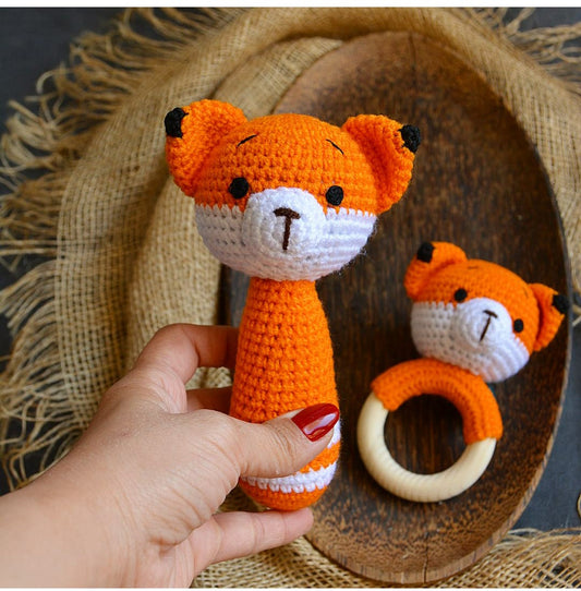 Baby Gift Set - Fox Strait Rattle and Teething