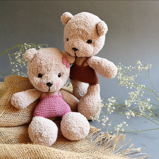 Cuddle Doll - Billy & Bella Bear