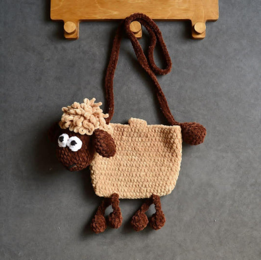 Cute Handbag - Sheep (Velvet)