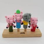 Funny finger Puppets - Three Little Pigs (4 figures)