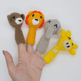 Funny finger Puppets - Savanna Animals (4 figures)