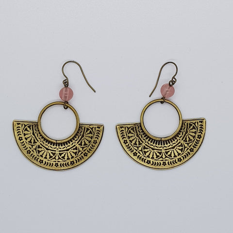 Jewellery - Earrings - Moon (pink)