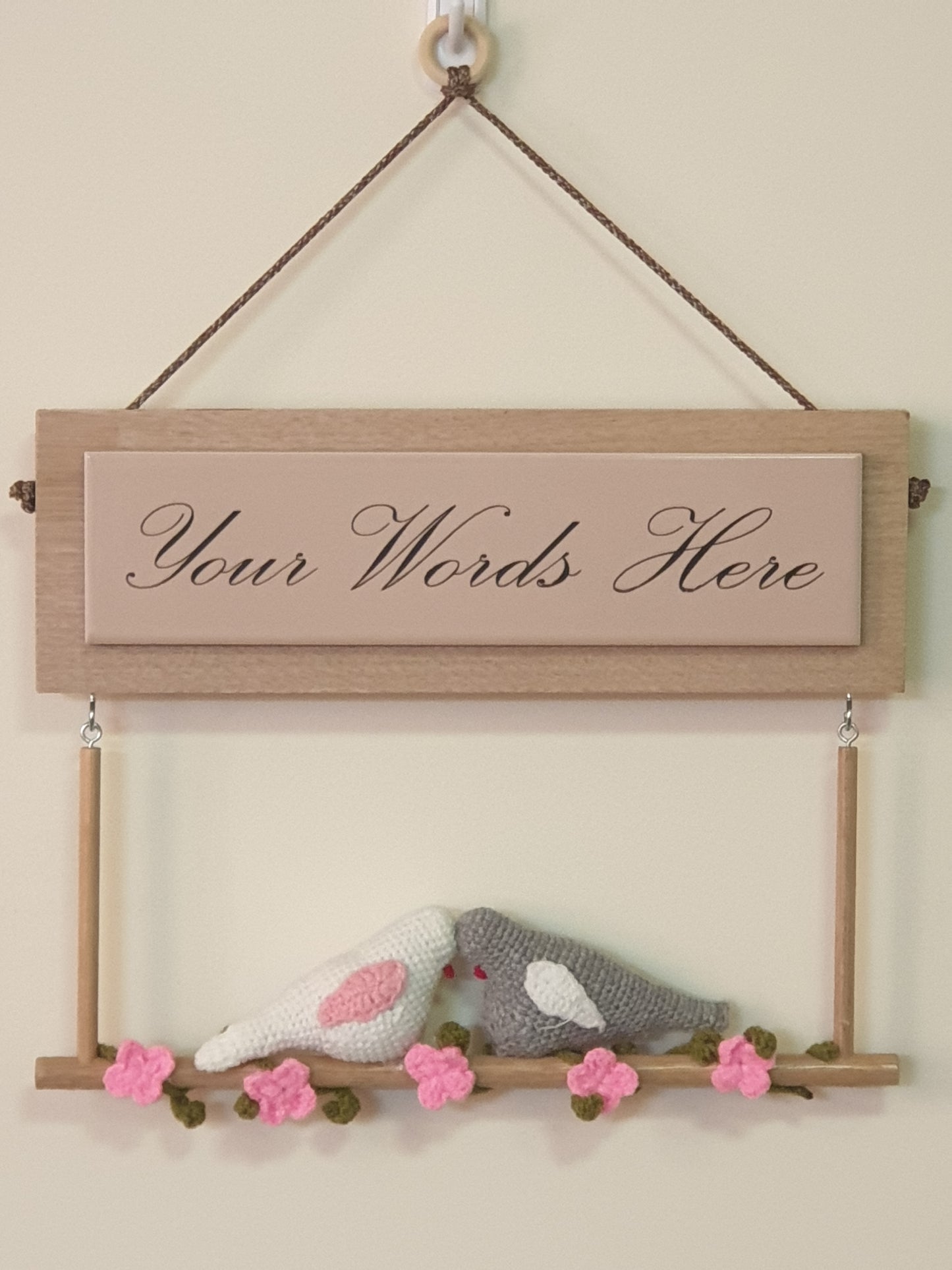 Customised Swing Sign - Choice of Creatures