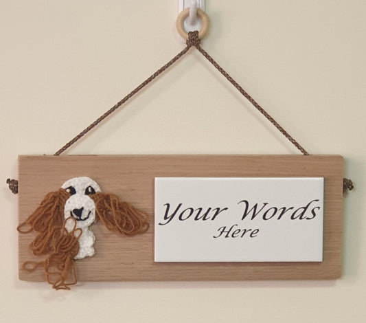 Customised Flat Sign - Choice of Creatures