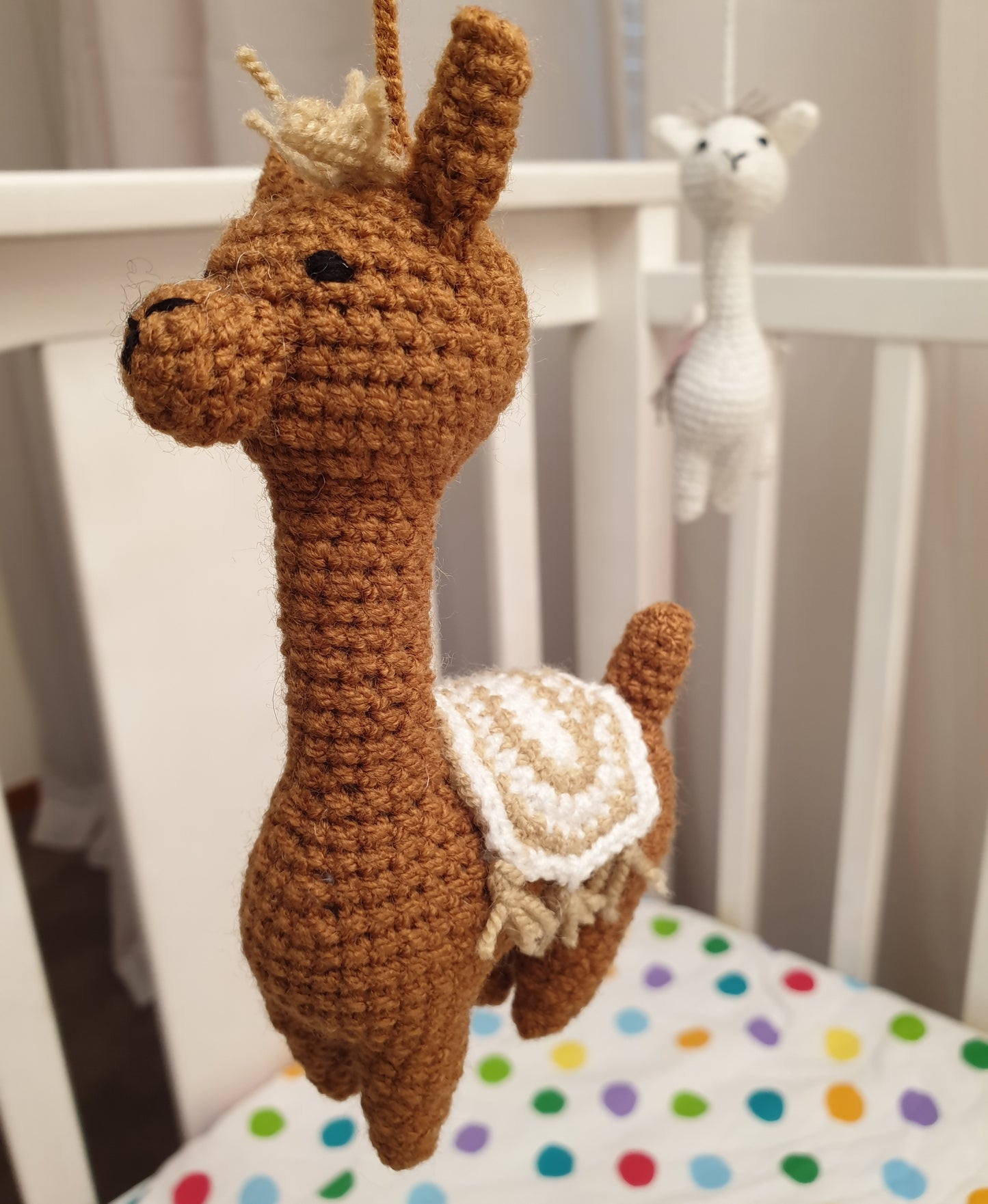 Baby Mobile - Llamas