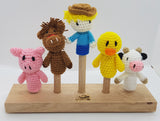 Funny finger Puppets - Old Macdonald (5 figures)