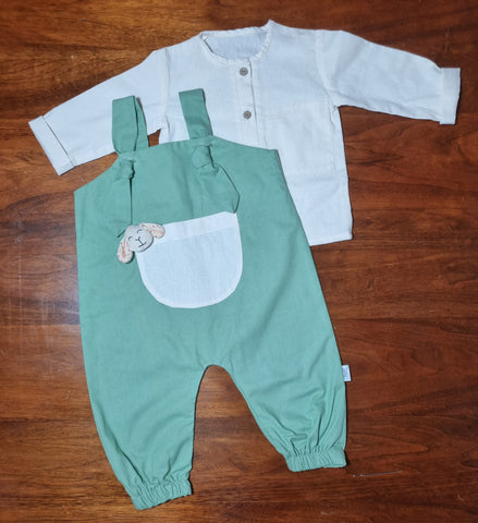 Baby Fashion Outfit - Farmer's Little Helper (Lamb)