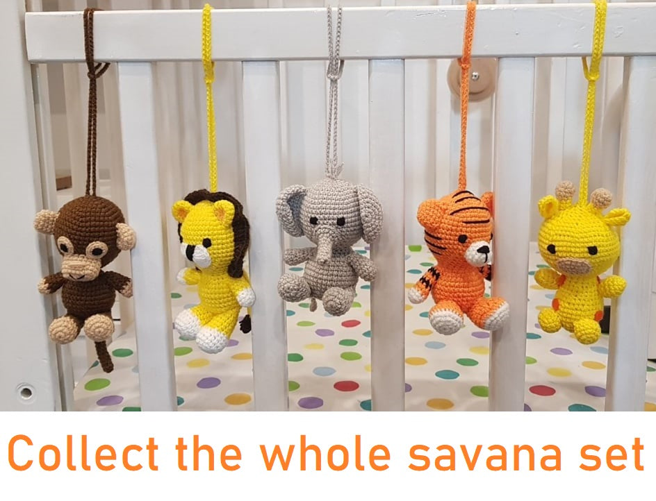Pram/Cot Creature - Hanging - Elephant