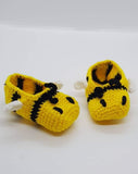 Booties and Beanie - Bee