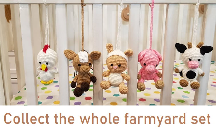 Pram/Cot Creature - Hanging - Chicken