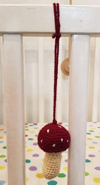 Pram/Cot Creature - Hanging - Mushroom