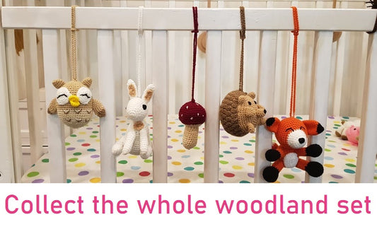 Pram/Cot Creature - Whole Set - Woodland  Creatures