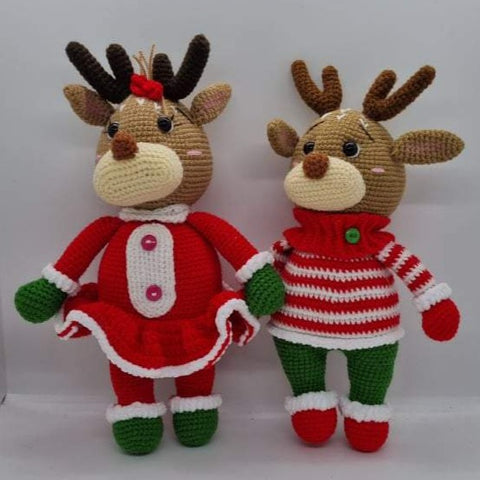 Cuddle Dolls - Reindeer Couple